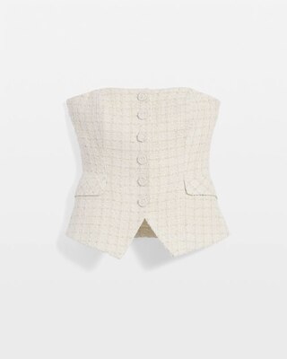 Tweed Bustier | White House Black Market